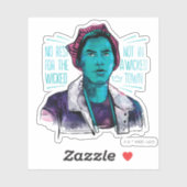 Sticker Pas De Repos Pour Les Méchants (Feuille)