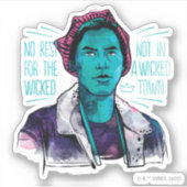 Sticker Pas De Repos Pour Les Méchants (Devant)