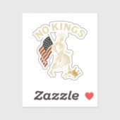 Sticker Pas de rois en Amérique (Feuille)
