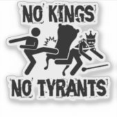 Sticker Pas de rois ni de tyrans (Devant)
