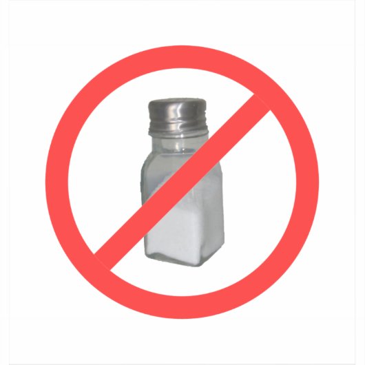 Sticker Pas de sel (Recto)