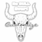 Sticker Pas de tonneau jamais Thunder_Cove (Devant)