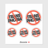 Sticker Pas de transphobie (Feuille)