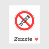 Sticker Pas de Woke (Feuille)