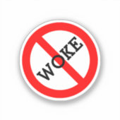 Sticker Pas de Woke (Recto)