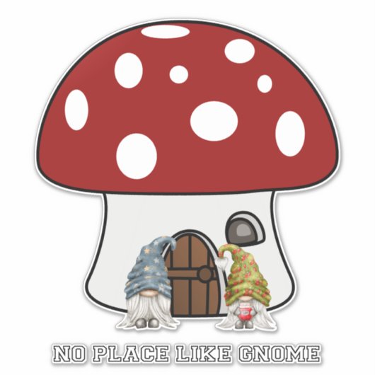 Sticker Pas d'endroit comme Gnome Pas d'endroit comme Accu (Devant)