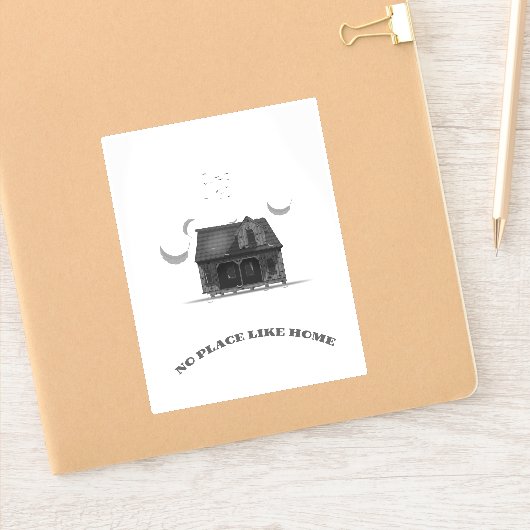 Sticker Pas d'endroit comme la maison (Carnet)