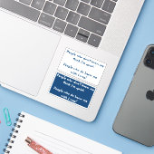 Sticker Pas si calme (Ordinateur portable avec iPhone)