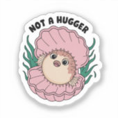 Sticker Pas un gros, cactus, définition des limites (Recto)