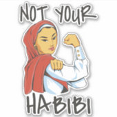 STICKER PAS VOTRE BÂTIMENT HABIBI TENDANCE (Devant)