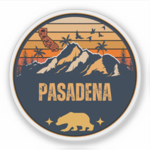 Sticker Pasadena, Californie