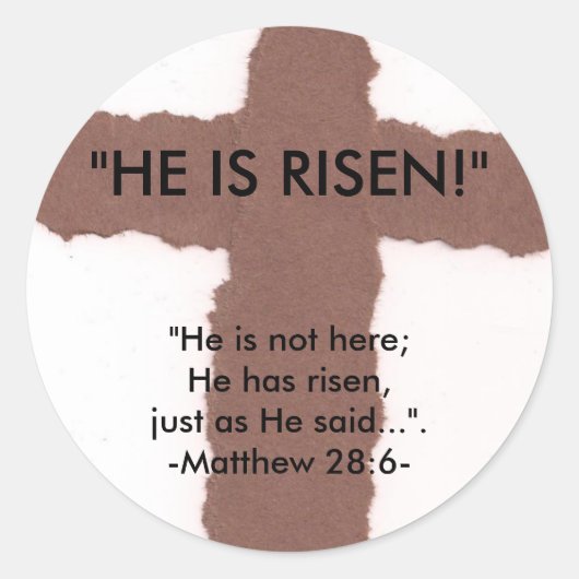 Sticker - Pasen (Voorkant)