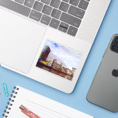 Sticker Pasig (Ordinateur portable avec iPhone)