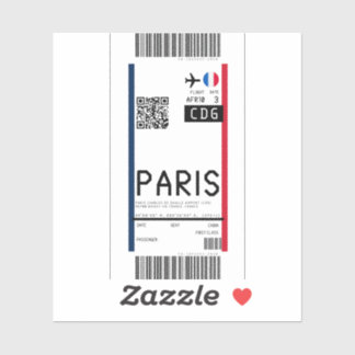Sticker Pass embarquement à Paris (CDG)