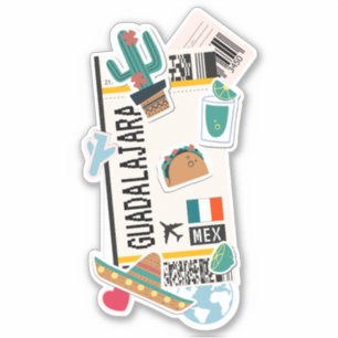STICKER PASS GUADALAJARA MEXICO