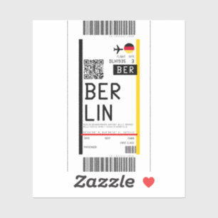 Sticker Passe d'embarquement à Berlin (BER)