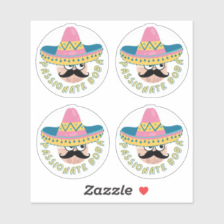 Sticker Passionate Boba- Pack de 4