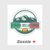 Sticker passo della forra à moto (Feuille)