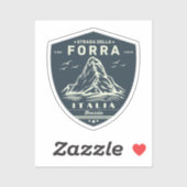 Sticker passo della forra dans les applications moto itali (Feuille)