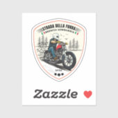 Sticker passo della forra dans les applications moto itali (Feuille)