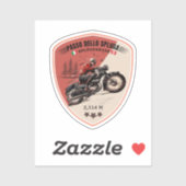 Sticker Passo dello Spluga Italien Suisse Montagnes moto (Feuille)