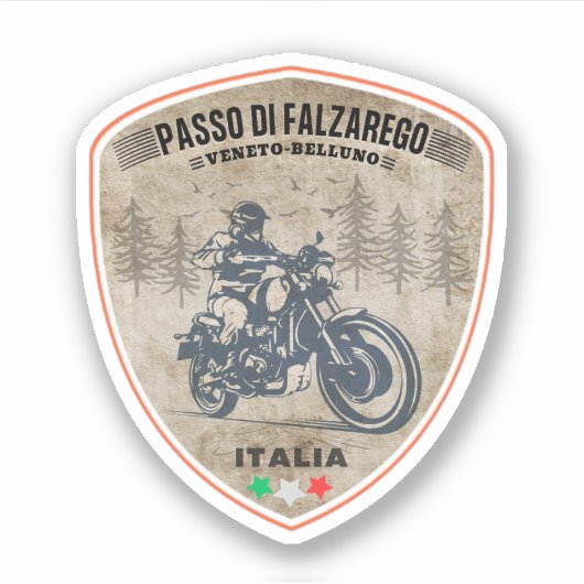 Sticker Passo di Falzarego-italien (Devant)