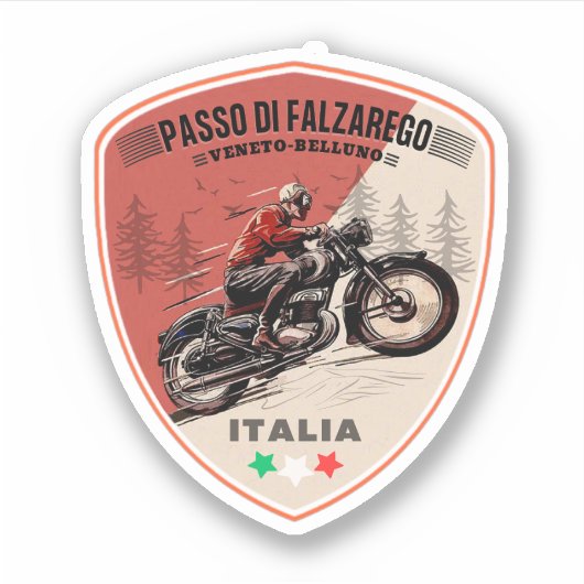 Sticker Passo di Falzarego-italien (Devant)