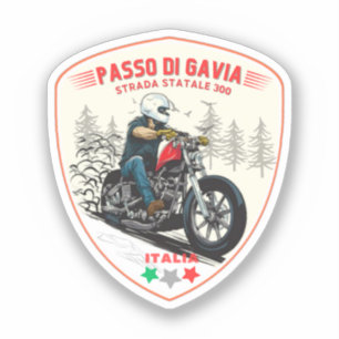 Sticker Passo di Gavia - Gavia Pass Montagnes italiennes A