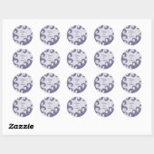 Sticker Passover Cercle "Paisley by the Sea" (Feuille)