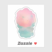 Sticker Pastel Bloom de Sérénité (Feuille)