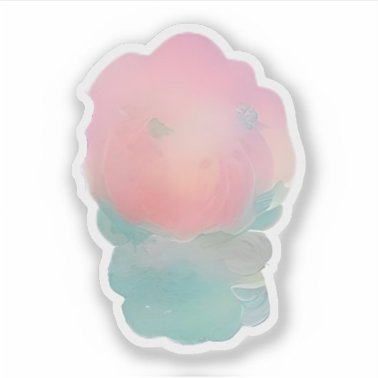 Sticker Pastel Bloom de Sérénité (Devant)
