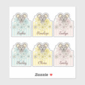Sticker Pastel Cute Koala Animal Kids Nom Fête Favoriser (Feuille)