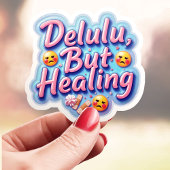 Sticker Pastel Delulu Mais Guérison