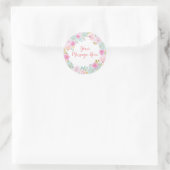 Sticker Pastel Ice Cream Floral Aquarelle Message (Sac)