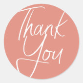 Sticker Pastel Merci moderne (Devant)