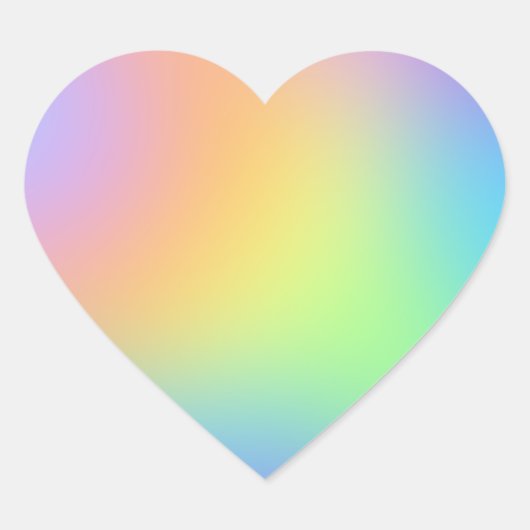 Sticker Pastel Rainbow Gradient (Devant)