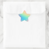 Sticker Pastel Rainbow Gradient Star (Sac)