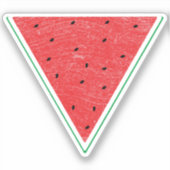 Sticker pastèque la Palestine (fr) (Recto)