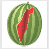 Sticker Pastèque Palestine - Slice (Feuille)