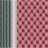 Sticker Pastèque palestinienne Hatta Keffiyeh Kufiya Folk (Devant)