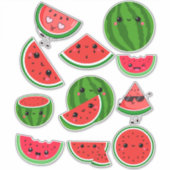 Sticker pastèques palestine gratuites mignonnes colorées (Devant)