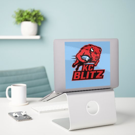 Sticker Patch Blitz (Ordinateur portable sur le bureau)