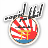 Sticker Patch de lapin rapide SR-71 (Recto)