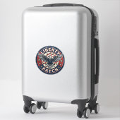 Sticker Patch de liberté patriotique Broderie (Sur valise)