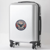 Sticker Patch de liberté patriotique Broderie (Sur valise)