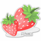 Sticker Patch fraise (Devant)
