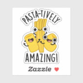 Sticker Pâte de pâtes à pâte drôle Extraordinaire (Feuille)