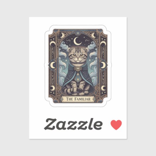 Sticker Pâte de Tarot - Pâte écossaise Pâte Tarot Hallowee (Feuille)