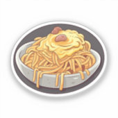 Sticker Pâtes de dessin animé (Recto)