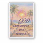 Sticker Path of Peace: Grace at Sunset (Devant)